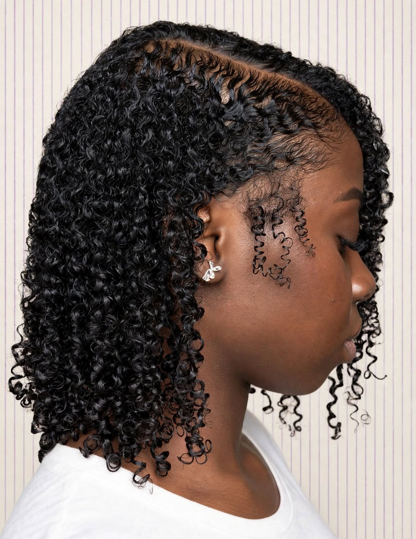Wash and Go natural hairstyle